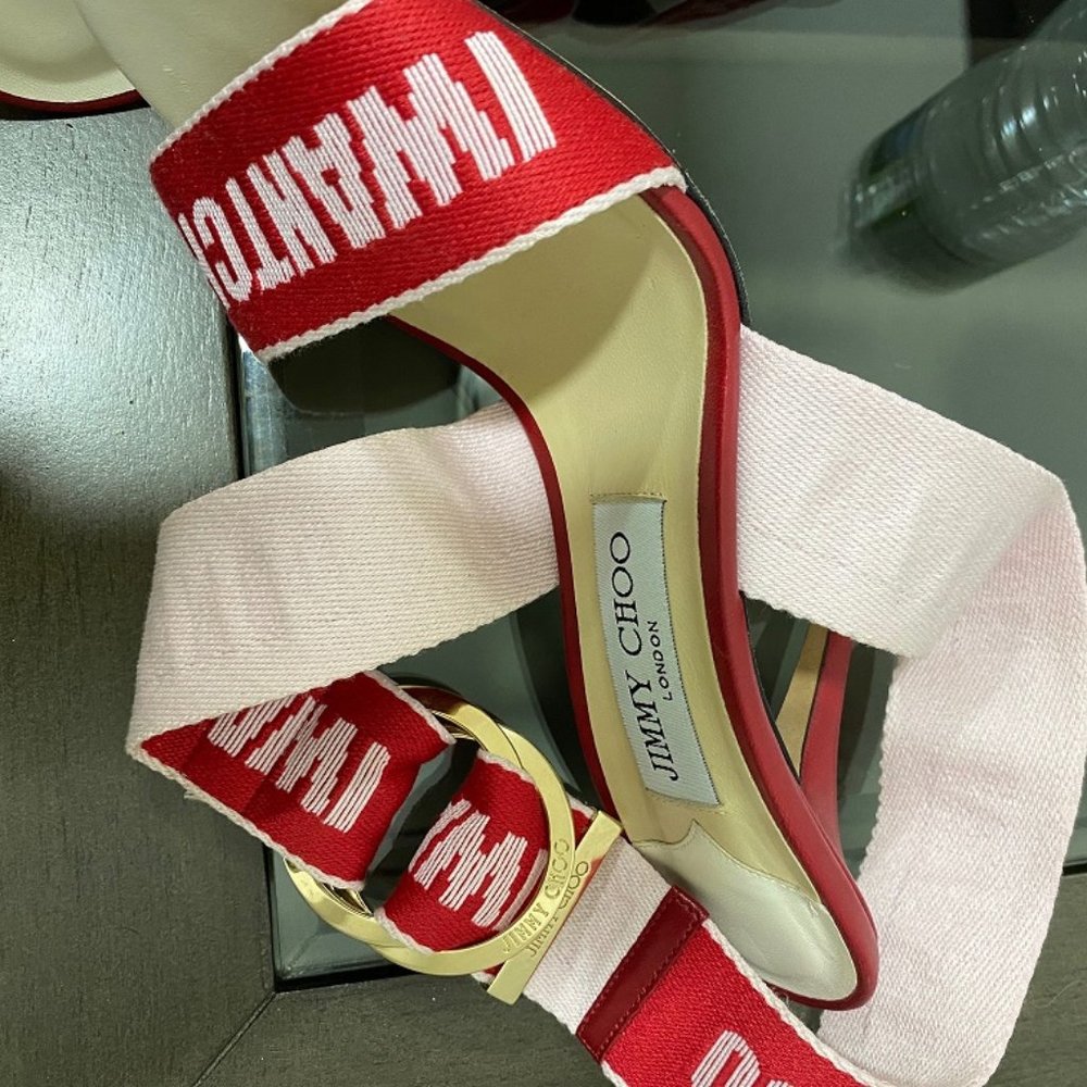 Jimmy Choo Bailey 100 Sandals - Picture 4 of 5